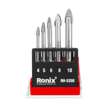 Load image into Gallery viewer, 5PCS Glass &amp; Tile Drill Bit Set
