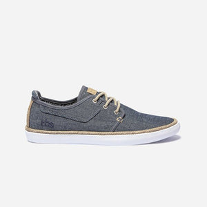 RUKKWAI Men's Canvas Tennis Shoes Blue