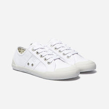 Load image into Gallery viewer, Women&#39;s Tennis Comfort in white canvas
