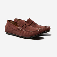 Load image into Gallery viewer, SAILHAN Men&#39;s Loafers Comfort Burgundy Suede
