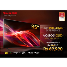Load image into Gallery viewer, SHARP 85" AQUOS 4K QLED 144 Hz Google TV
