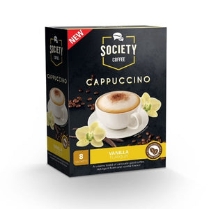 SOCIETY CAPPUCCINO VANILLA (8x20G)