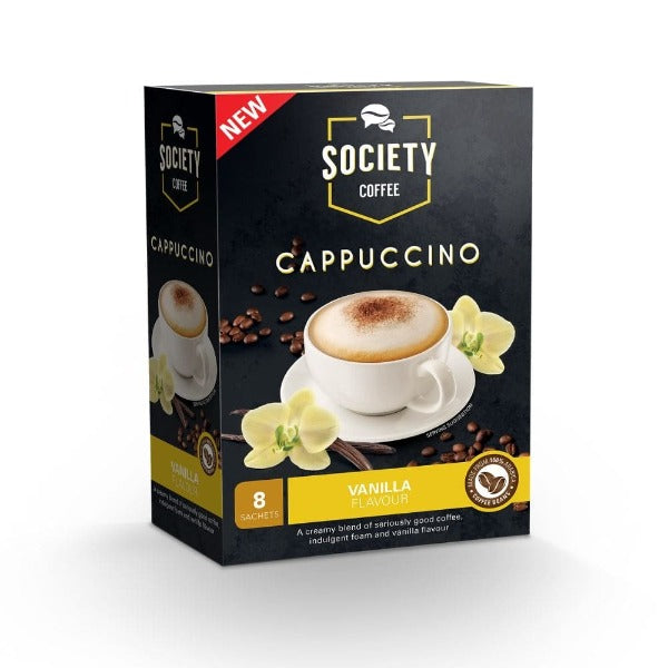 SOCIETY CAPPUCCINO VANILLA (8x20G)