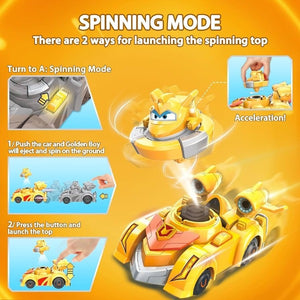 Spinning Golden Boy & Vehicle