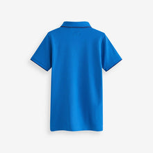 Load image into Gallery viewer, Blue Cobalt Short Sleeve Polo Shirt (3-12yrs)
