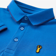 Load image into Gallery viewer, Blue Cobalt Short Sleeve Polo Shirt (3-12yrs)
