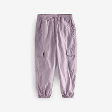 Load image into Gallery viewer, Lilac Purple Parachute Cargo Cuffed Trousers (3-12yrs)
