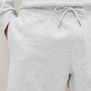 Grey Soft Fabric Jersey Shorts