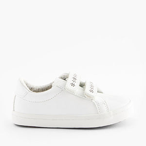 White Standard Fit Trainers (Younger Girls)