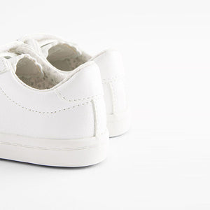 White Standard Fit Trainers (Younger Girls)