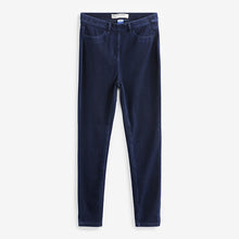 Load image into Gallery viewer, Rinse Blue Cropped Denim Jersey Leggings
