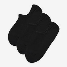 Load image into Gallery viewer, Black COOLMAX Active Trainer Socks 3 Pack
