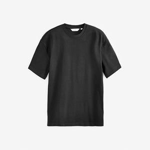 Black Relaxed Fit Heavyweight T-Shirt