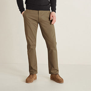 Stone Belted Soft Touch Chino Trousers