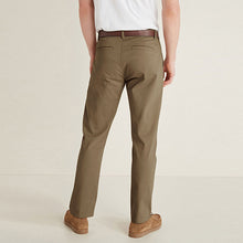 Load image into Gallery viewer, Stone Belted Soft Touch Chino Trousers
