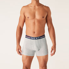 Load image into Gallery viewer, Navy/Red A-Front Boxers
