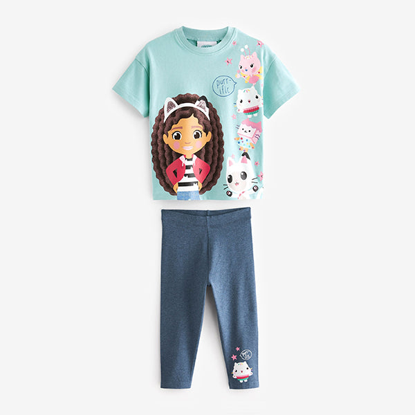 Blue Gabby's Dollhouse T-Shirt Set (3mths-6yrs)