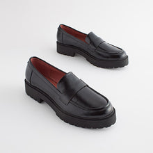 Load image into Gallery viewer, Black Forever Comfort® Chunky Loafers
