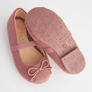 Pink Shimmer Ballet Occasion Shoes (Younger Girls)