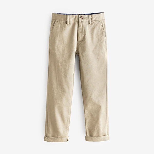 Stone Regular Fit Stretch Chino Trousers (3-12yrs)