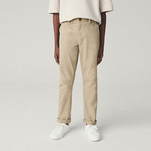 Load image into Gallery viewer, Stone Regular Fit Stretch Chino Trousers (3-12yrs)
