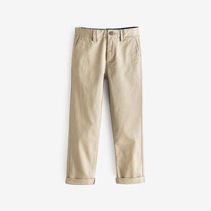 Stone Regular Fit Stretch Chino Trousers (3-12yrs)