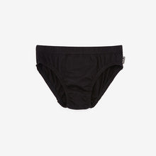 Load image into Gallery viewer, Black 7 Pack Briefs (3-12yrs)
