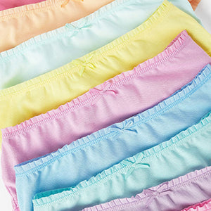 Pastel Colour Rainbow 10 Pack Briefs (1.5-12yrs)