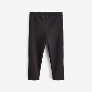 Black Cosy Fleece Lined Leggings (3mths-6yrs)