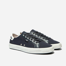 Load image into Gallery viewer, Sneakers Men Cotton Recycled Navy LANZARO
