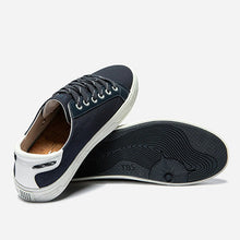 Load image into Gallery viewer, Sneakers Men Cotton Recycled Navy LANZARO
