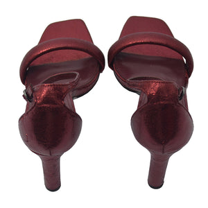 Red Forever Comfort® Square Toe Heeled Sandals