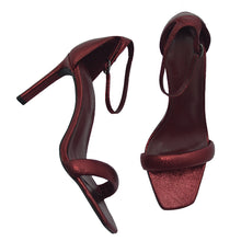 Load image into Gallery viewer, Red Forever Comfort® Square Toe Heeled Sandals
