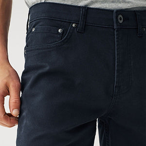 Navy Blue Motionflex 5 Pocket Chino Shorts