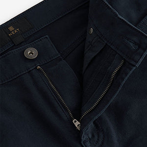 Navy Blue Motionflex 5 Pocket Chino Shorts