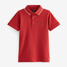Load image into Gallery viewer, Red Short Sleeve Polo Shirt (3-12yrs)
