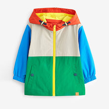 Load image into Gallery viewer, Multi Colourblock Shower Resistant Summer Jacket (3mths-6yrs)
