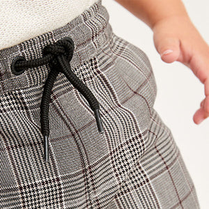 Neutral Pull-On Check Trousers (3mths-6yrs)