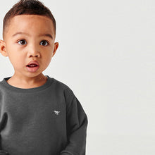 Load image into Gallery viewer, Grey Charcoal Jersey Sweatshirt And Joggers Set (3mths-6yrs)
