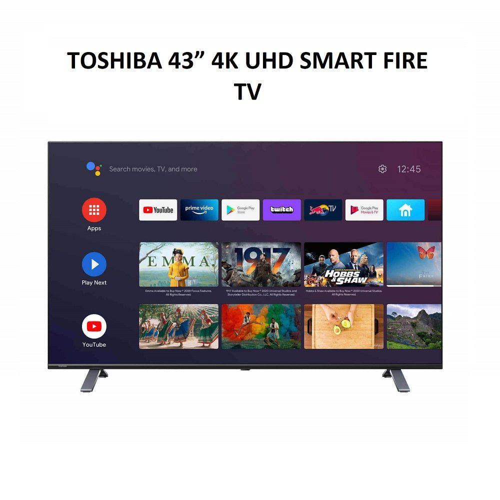 TOSHIBA 43” 4K UHD SMART FIRE TV