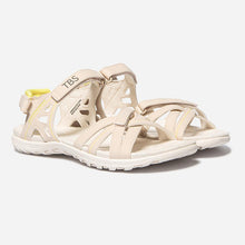 Load image into Gallery viewer, Women's nude flat sandals TREKKER
