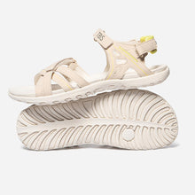 Load image into Gallery viewer, Women's nude flat sandals TREKKER
