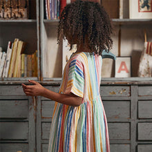 Load image into Gallery viewer, Pastel Rainbow Relaxed Dress (3-12yrs)
