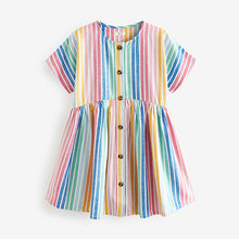 Load image into Gallery viewer, Pastel Rainbow Relaxed Dress (3-12yrs)
