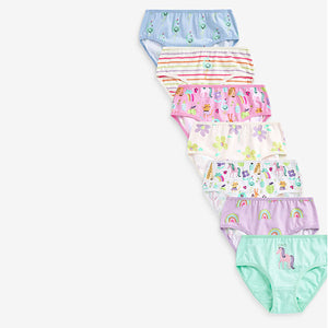Pastel Unicorn Character 7 Pack Briefs (1.5-12yrs)