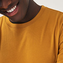 Load image into Gallery viewer, Yellow Ochre Essential Crew Neck T-Shirt
