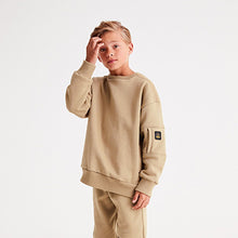 Load image into Gallery viewer, Stone Natural Utility Sweatshirt (3-12yrs)
