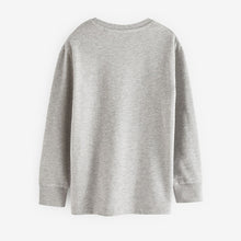 Load image into Gallery viewer, Grey Long Sleeve Cosy T-Shirt (3-12yrs)
