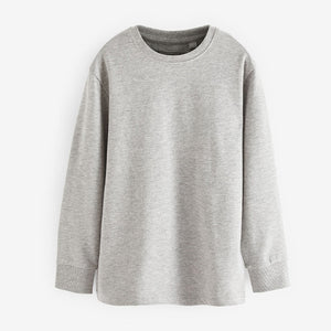 Grey Long Sleeve Cosy T-Shirt (3-12yrs)