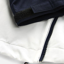 Load image into Gallery viewer, Navy Blue/Tan Brown Shower Resistant Duratrek Anorak Jacket
